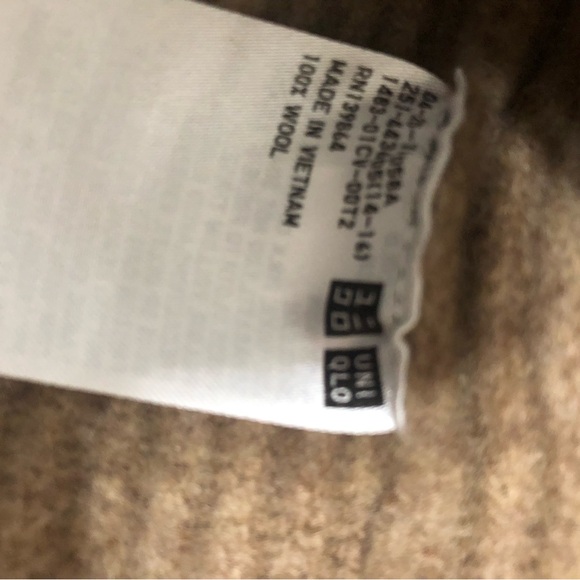 Uniqlo Women's Brown Ribbed Cardigan - Picture 3 of 4